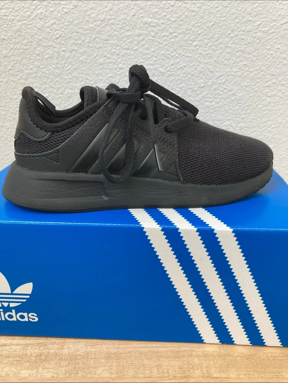 SALE! 50% Off adidas Kids X_PLR C Black Mesh Lace-Up Sneakers Size 13.5